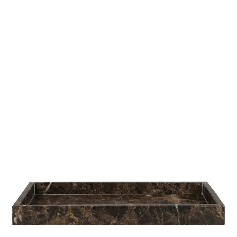 Marble Koristetarjotin 31x16 cm Ruskea