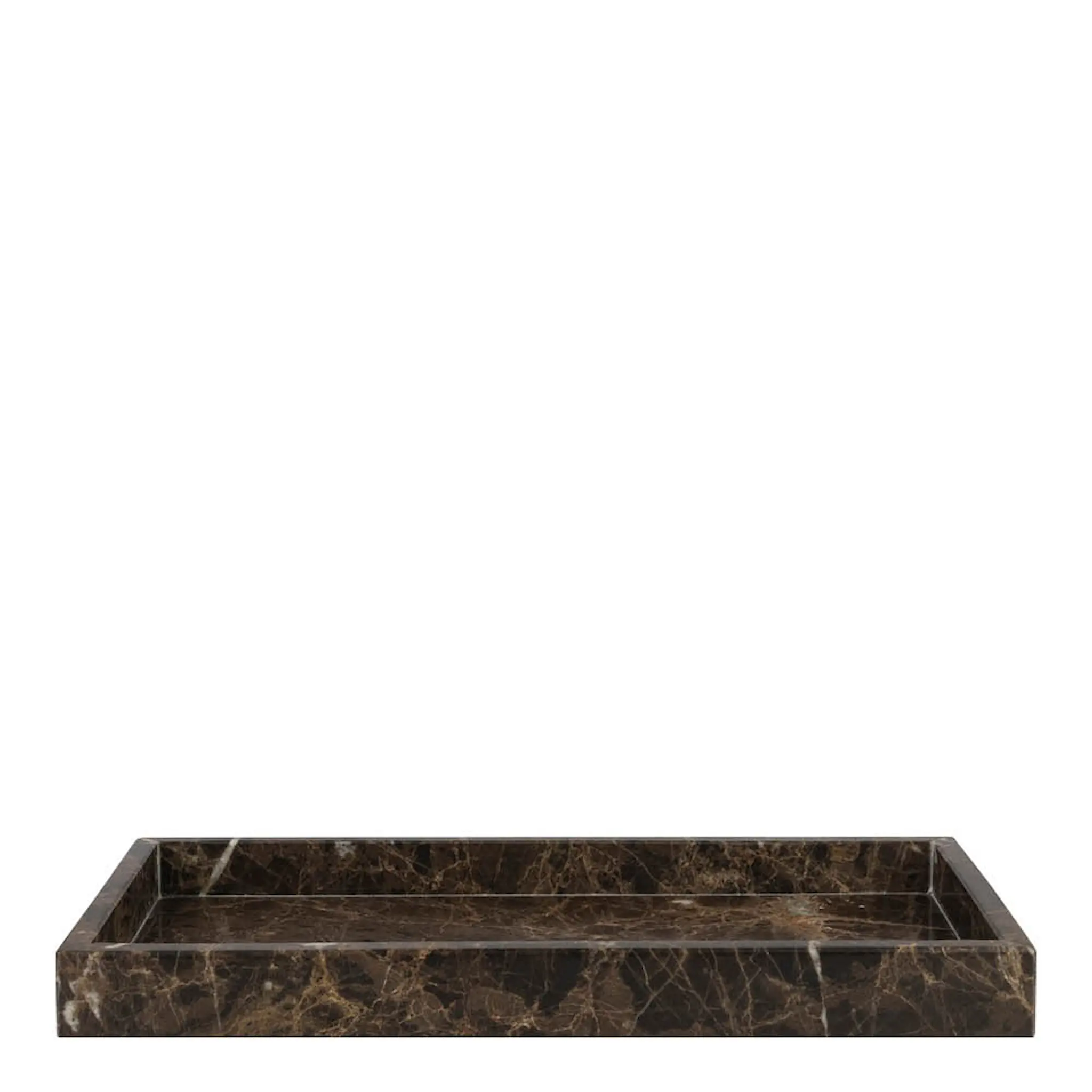 Mette Ditmer Marble dekorationsbricka 31x16 cm brun