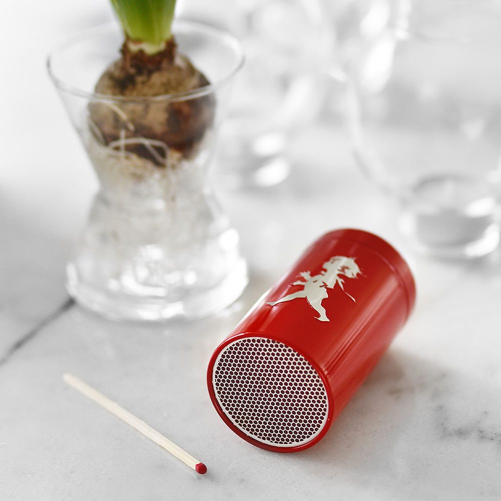 SOLSTICKAN Tändsticksrör 10 cm Röd