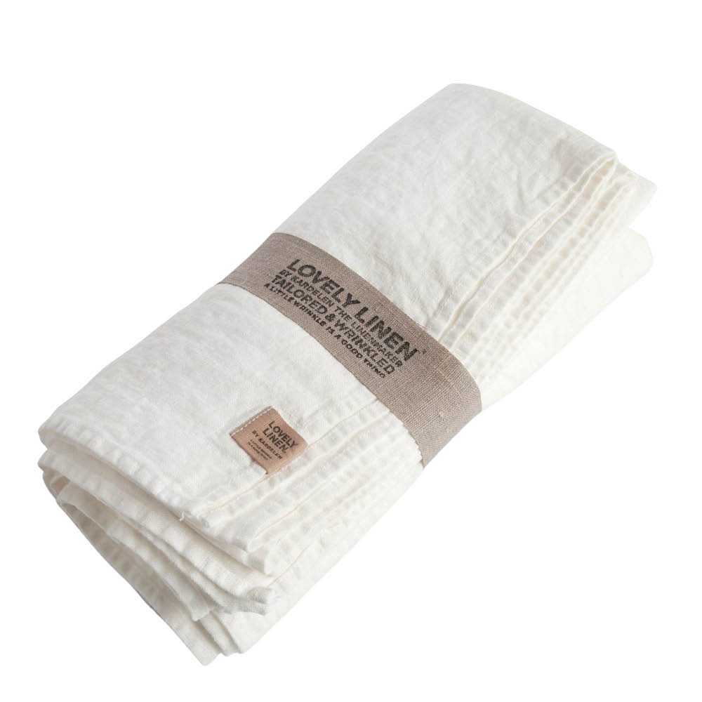 Lovely Linen Lovely pöytäliina pellava 145x380 cm Off-White
