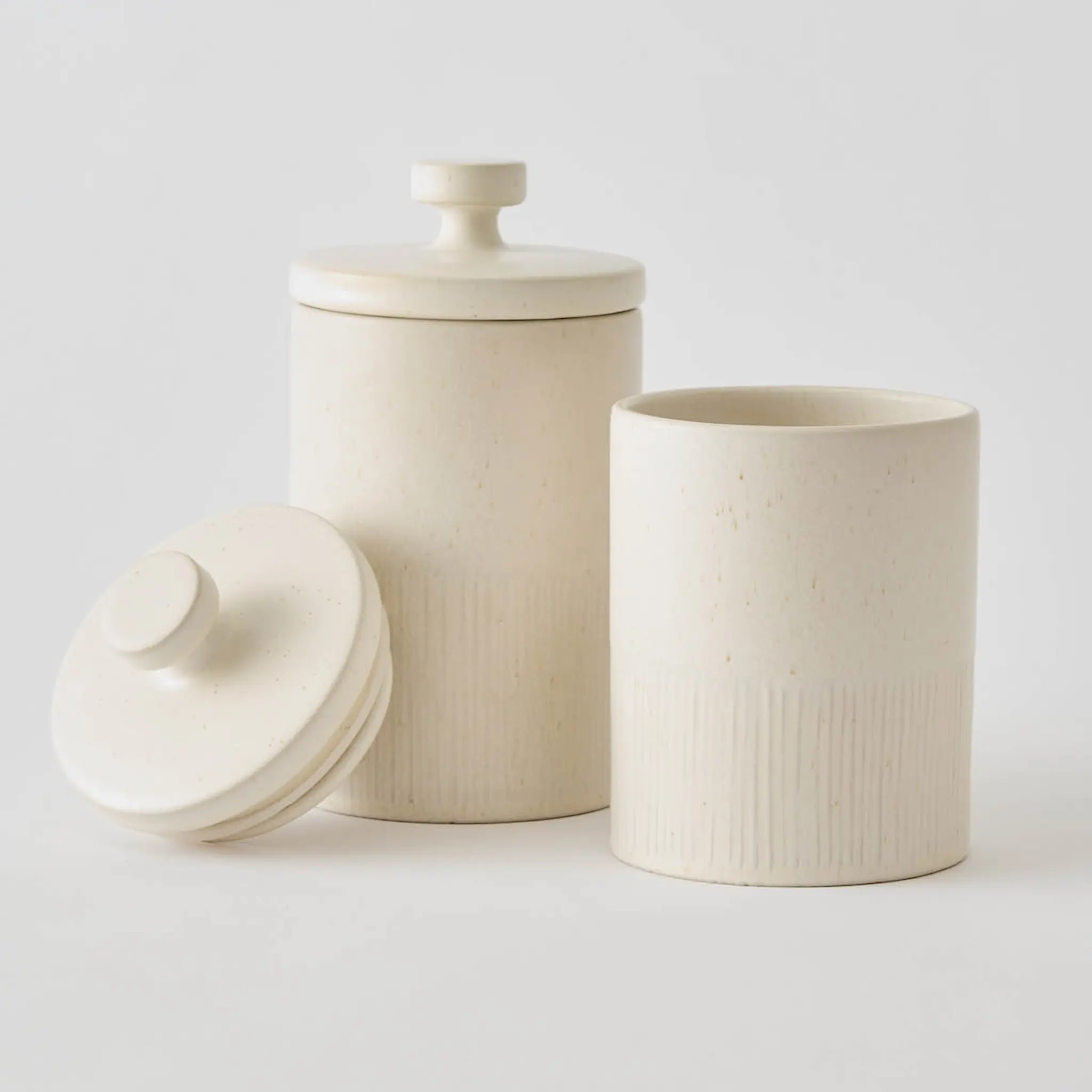 Tell Me More Palermo förvaringsburk small 18 cm cream