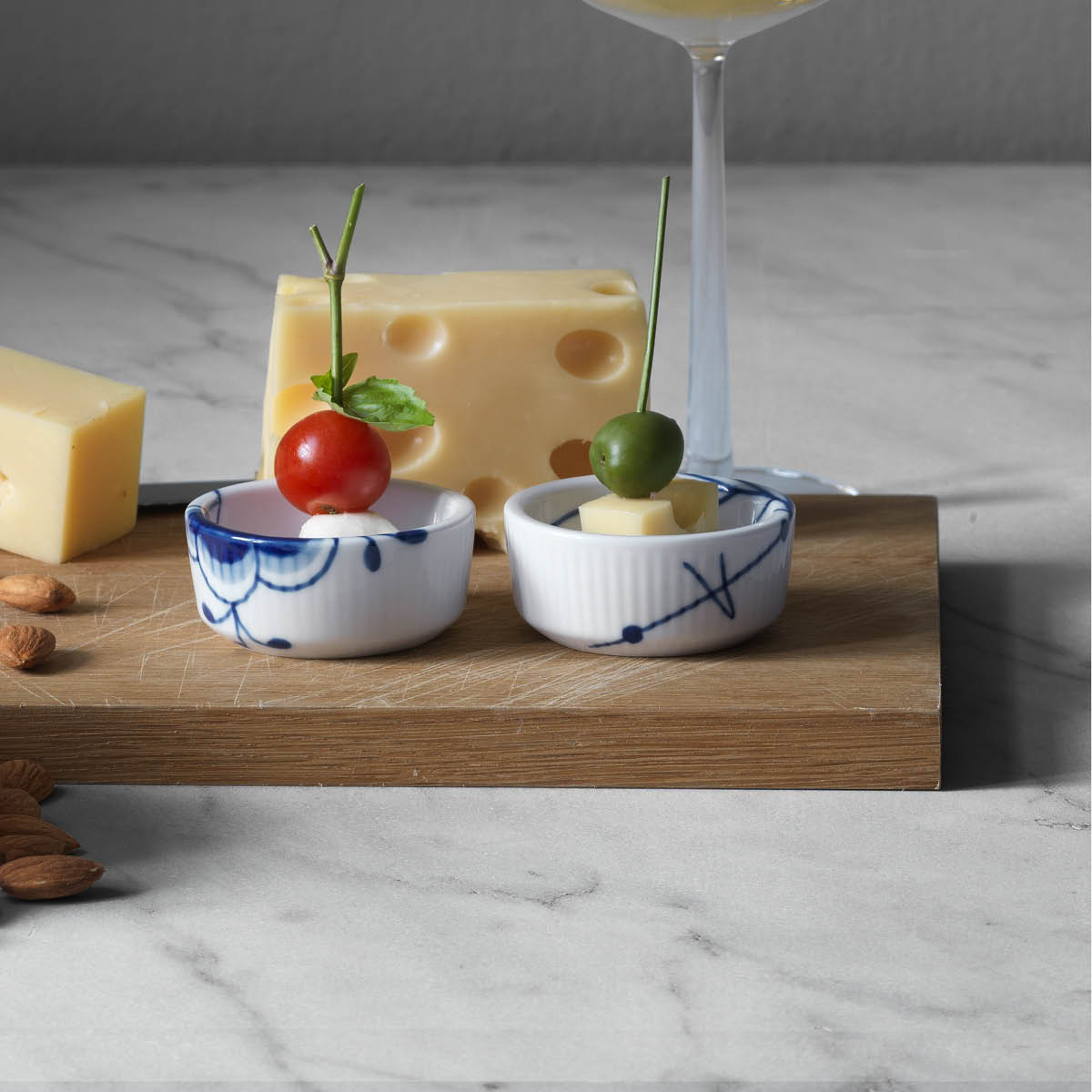 Royal Copenhagen Blue Fluted Mega Kulho 3 cl 2 kpl