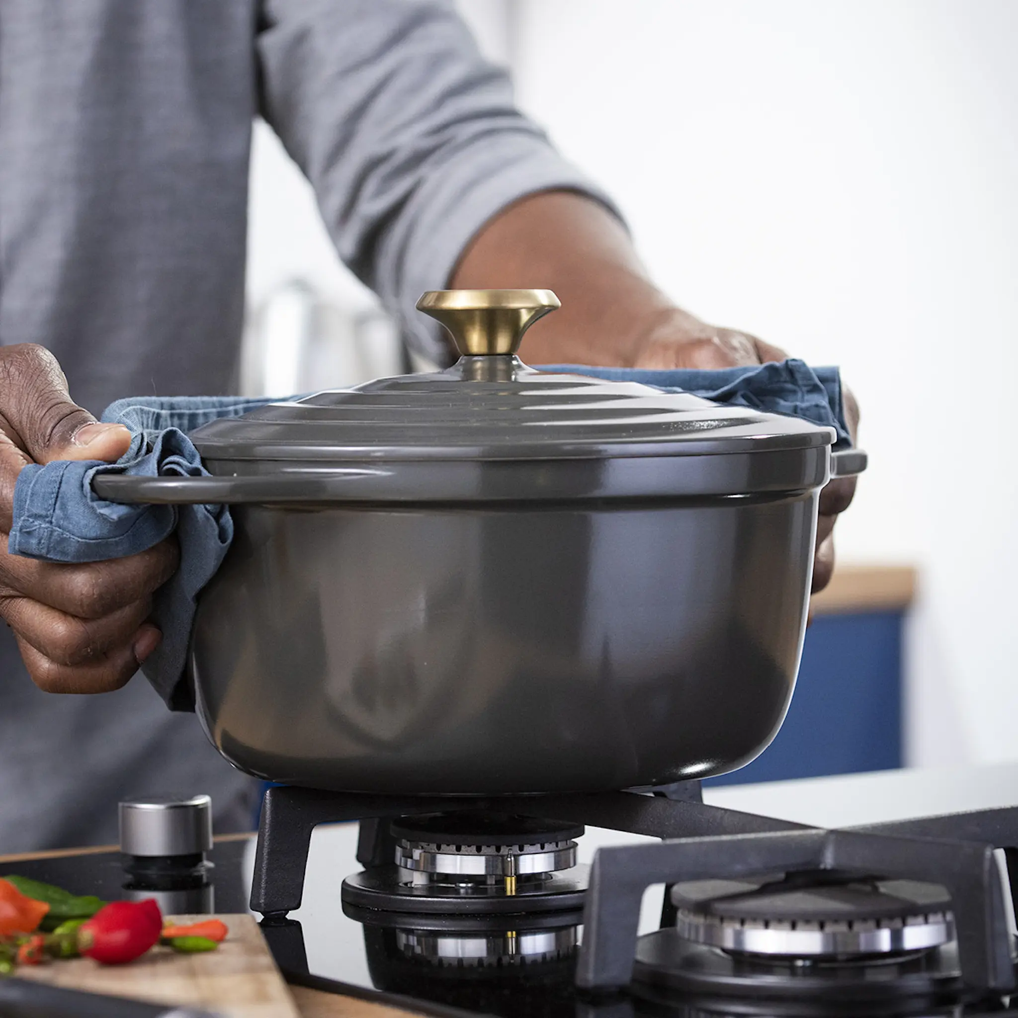Tefal Air Gryta 20 cm Grå