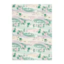 Mumin kökshandduk 50x70 cm En dag på stranden