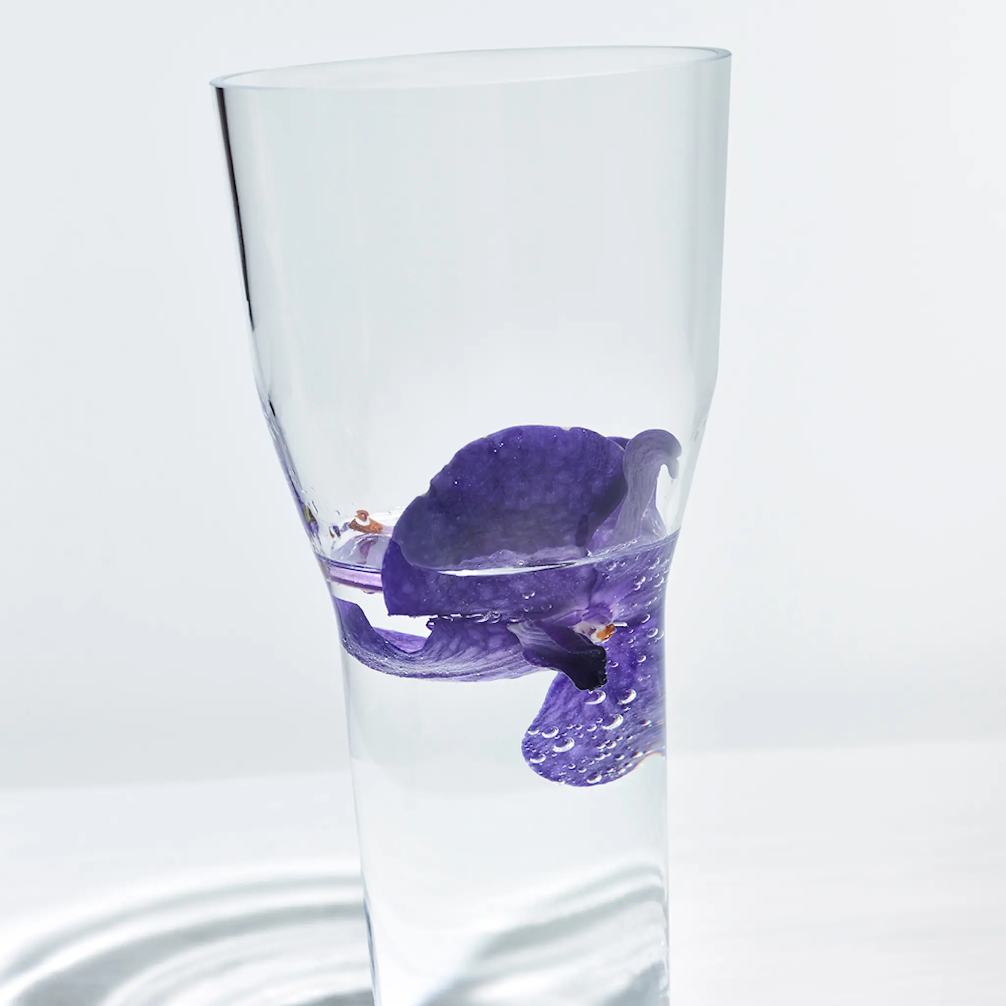 iittala Solare hög vas 12x26 cm klar