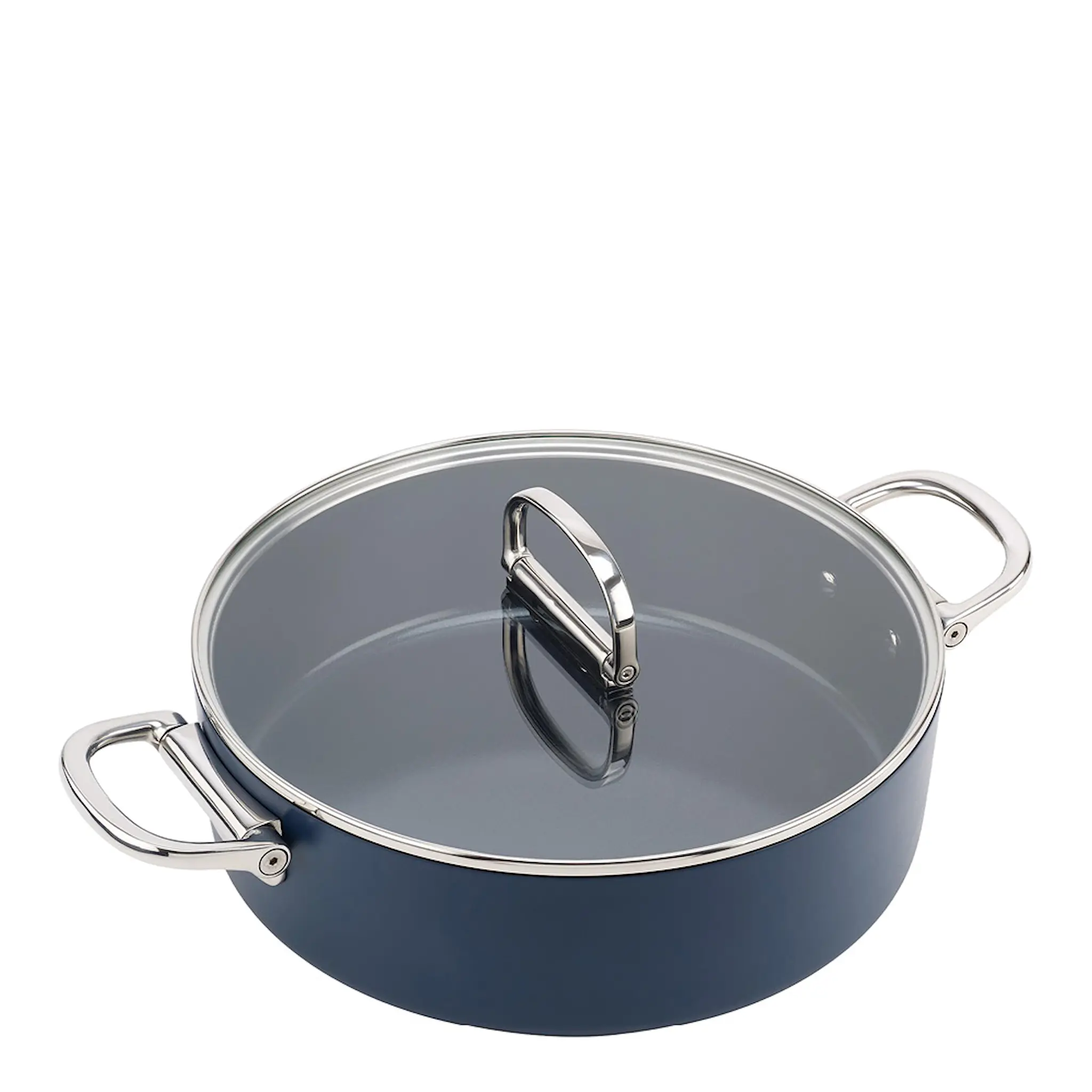 Joseph Joseph Space gryta med lock 4,5 L 28 cm midnight blue