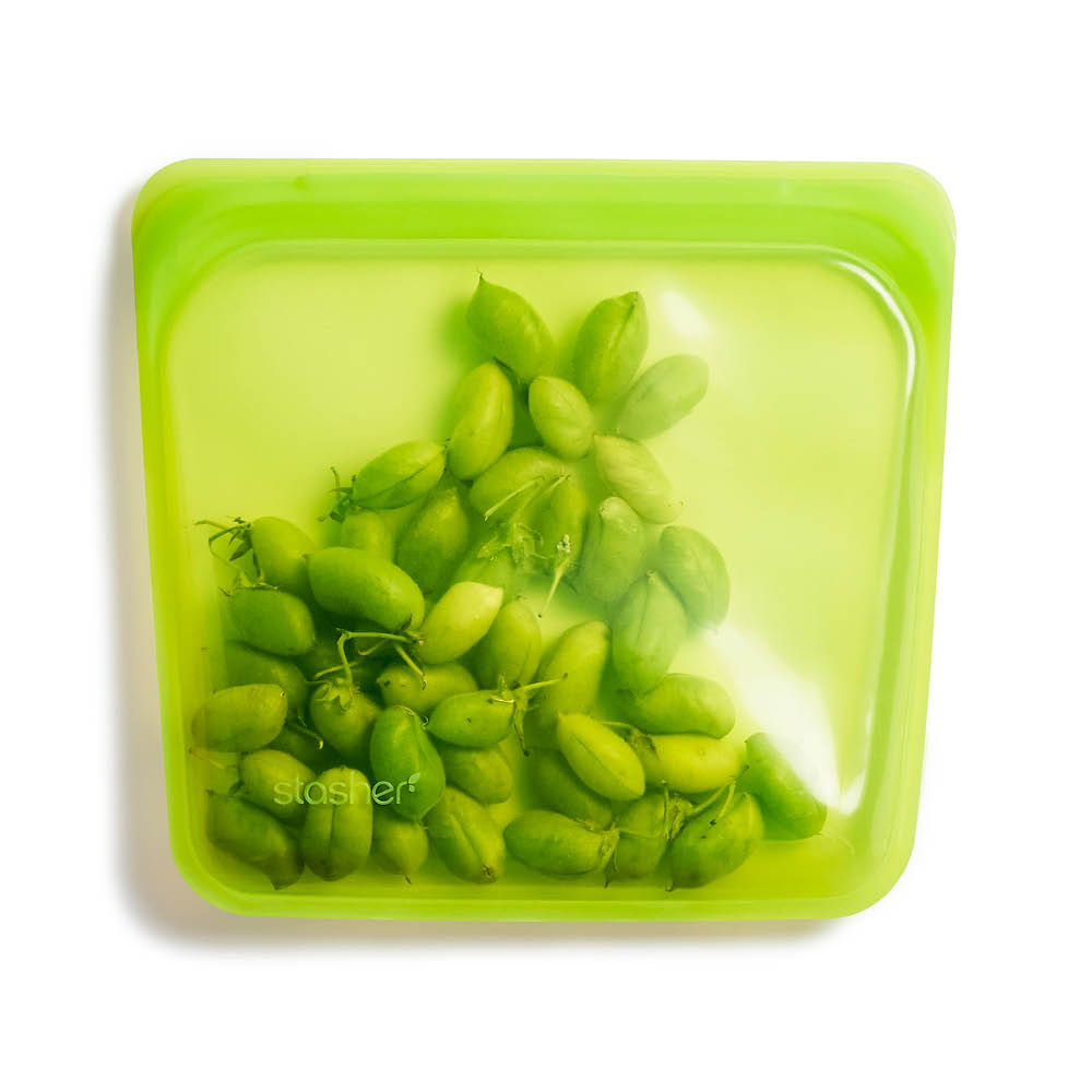 Stasher Sandwich silikonpåse 0,45 L ljusgrön