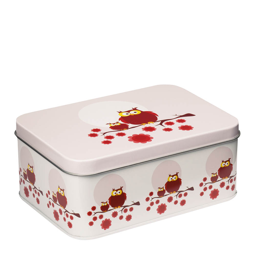 Blafre Ugle matboks rød