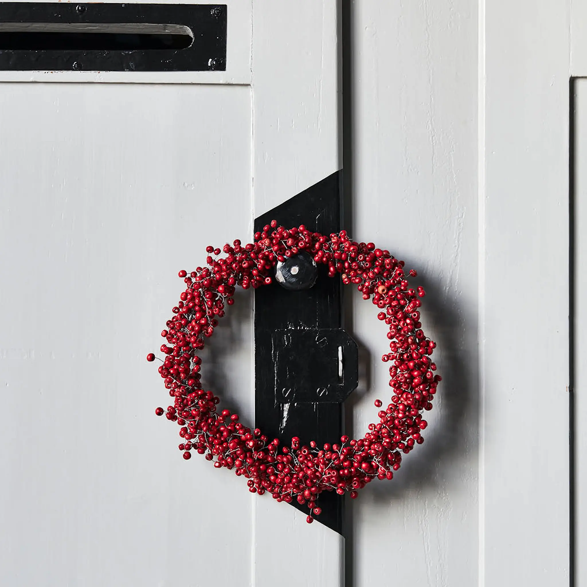 House Doctor Winter krans 23 cm rød