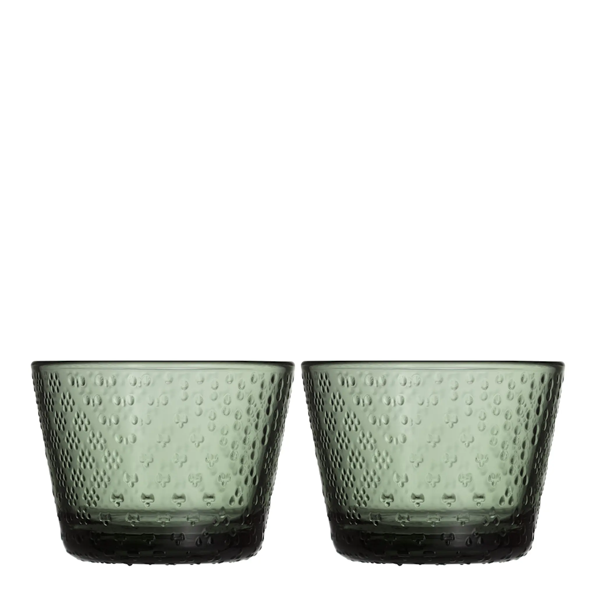 iittala Tundra Glas 16 cl 2-pack Tallgrön