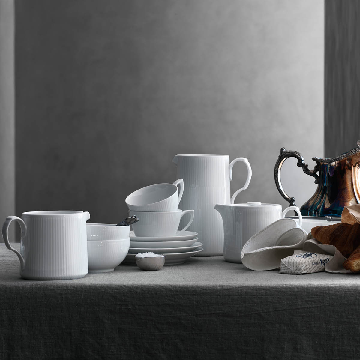 Royal Copenhagen White Fluted Kanna 1,5 L