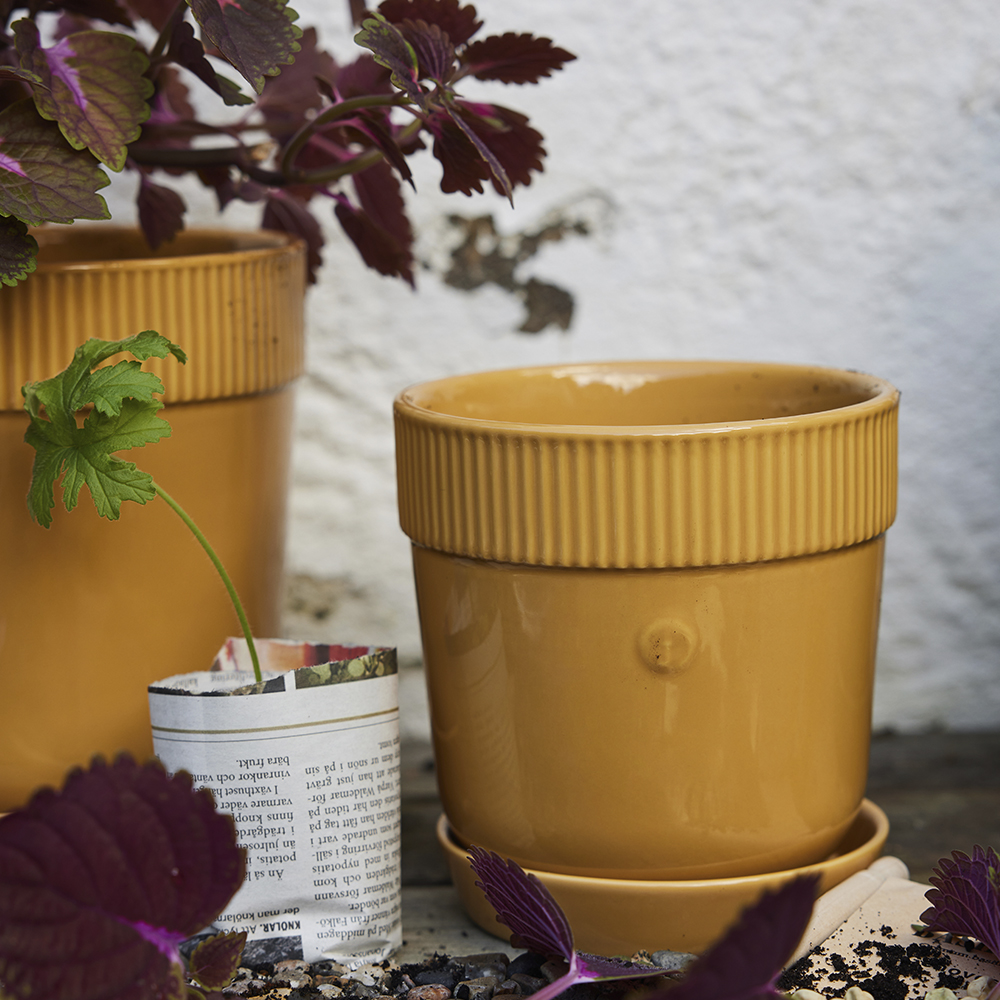 Sagaform Elise Kruka 14x15 cm Gul