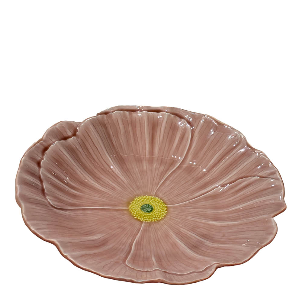 Bordallo Pinheiro - Wild Flower tarjoiluvati 40 cm Vaaleanpunainen