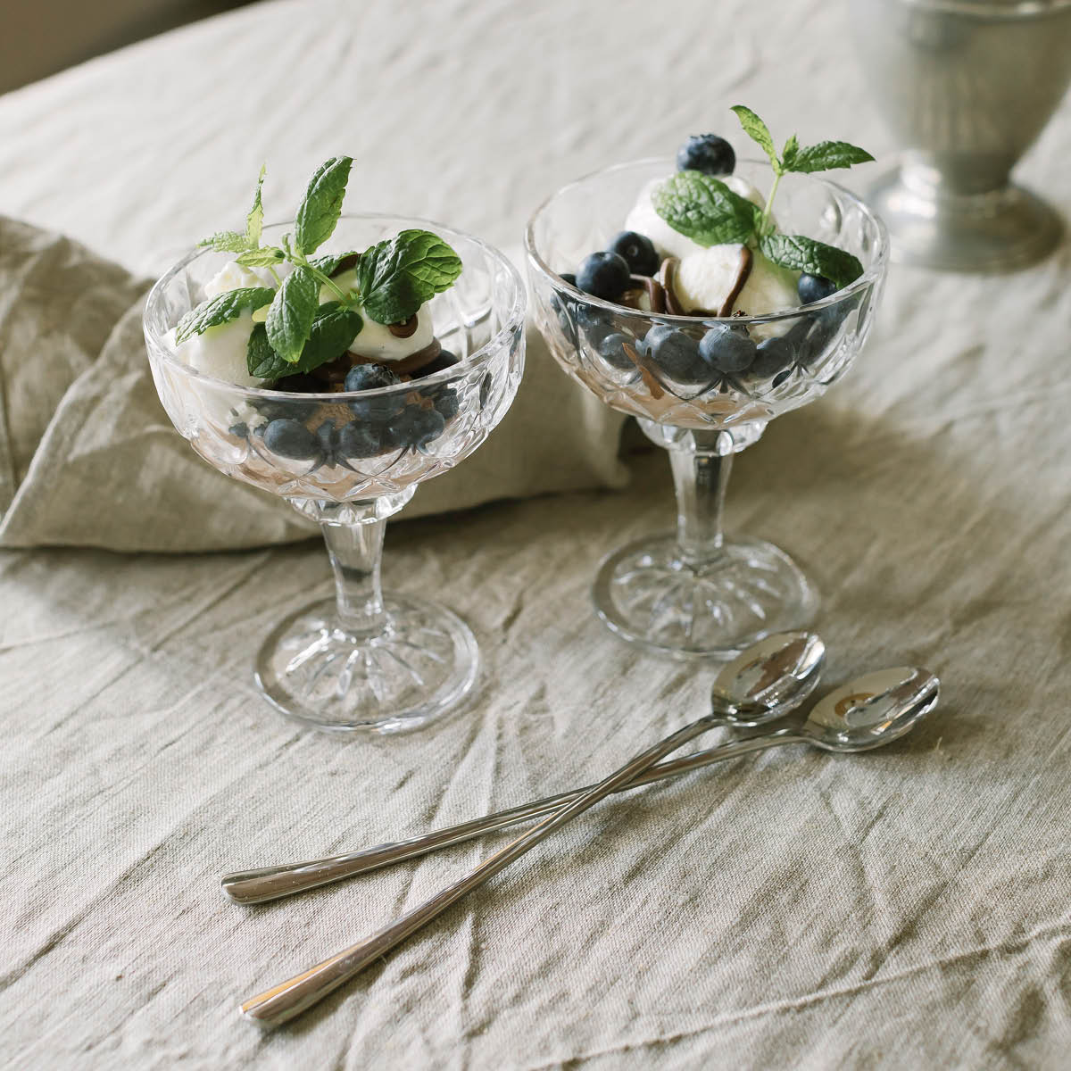 Dorre Classic teskje 4 stk lang 22cm stål