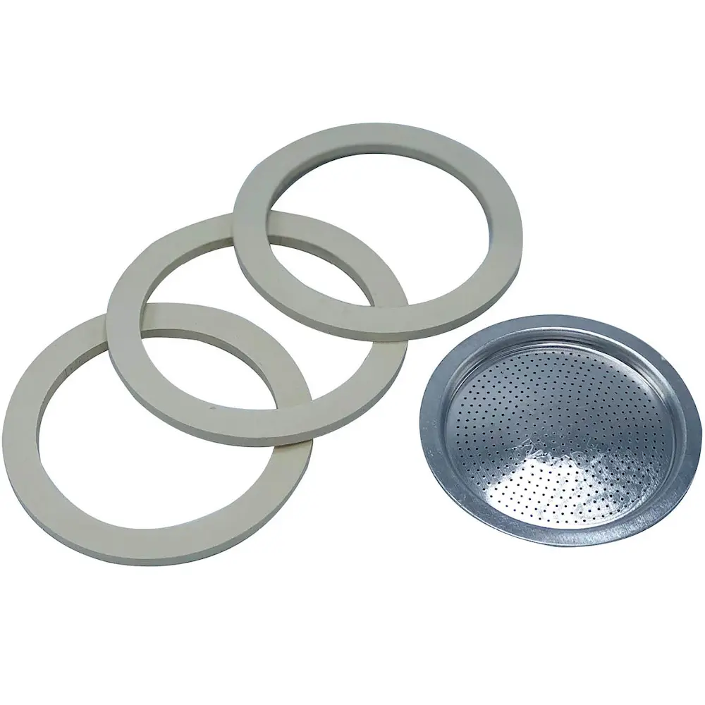 Moka Tiivistesetti 6 kupin pannuun Harmaa