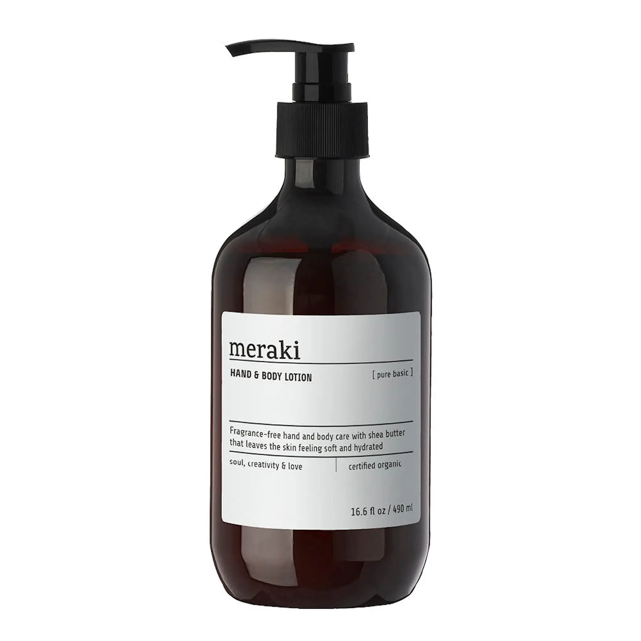 Meraki Pure Basic hand- och kroppslotion 490 ml