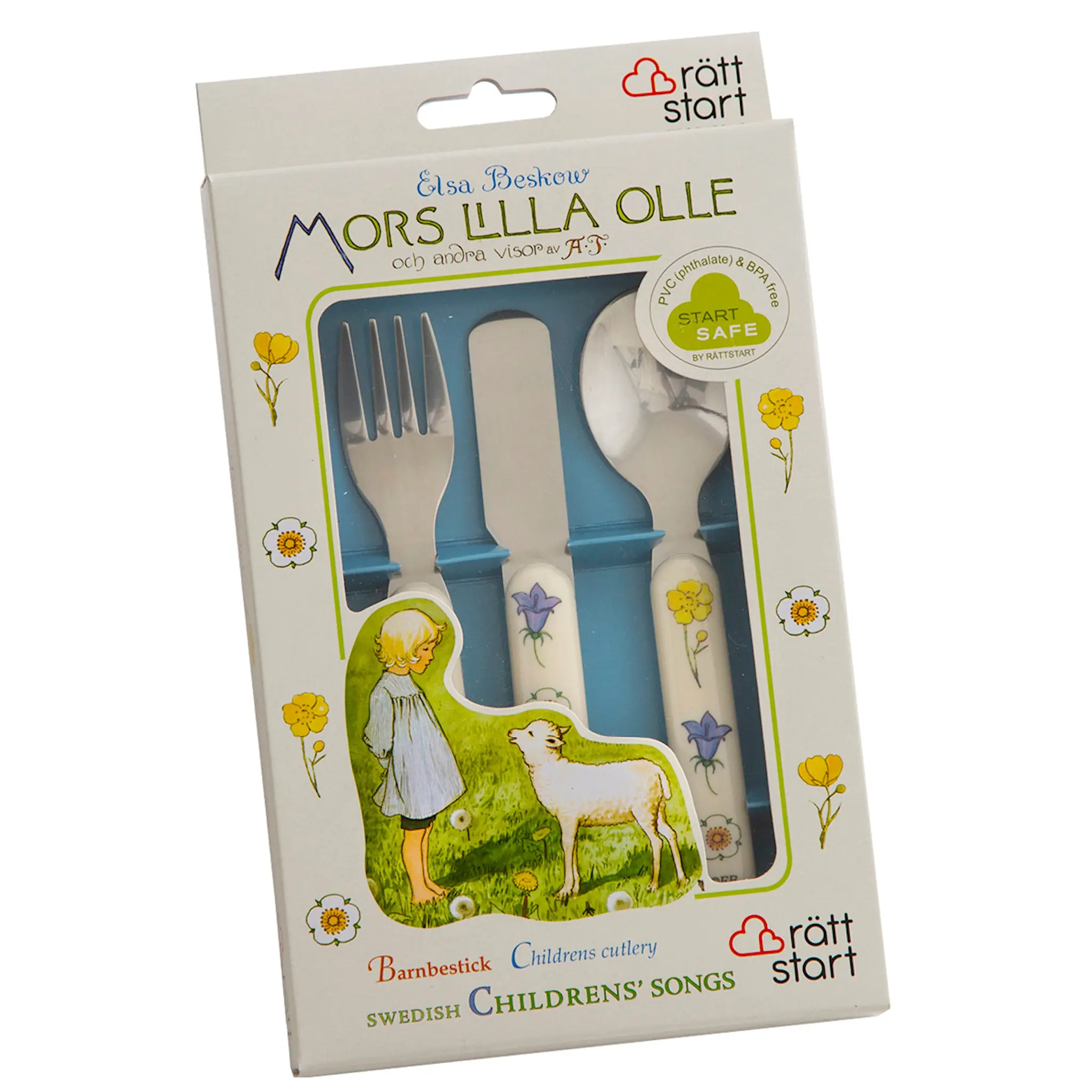 Rätt Start Elsa Beskow barnbestick 3 delar Visor