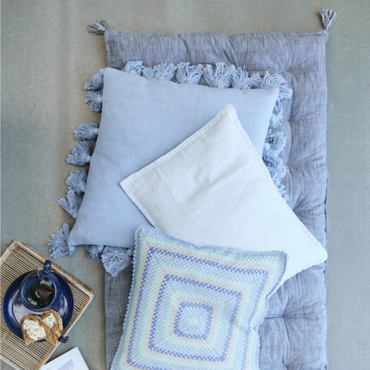 Lene Bjerre Felima Dyna 190x70x7 cm linne