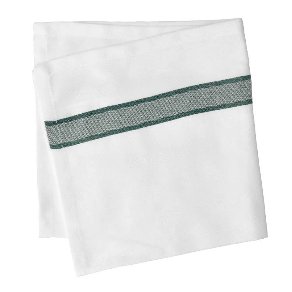 Recycle tøyserviett 45x45 cm grønn/hvit