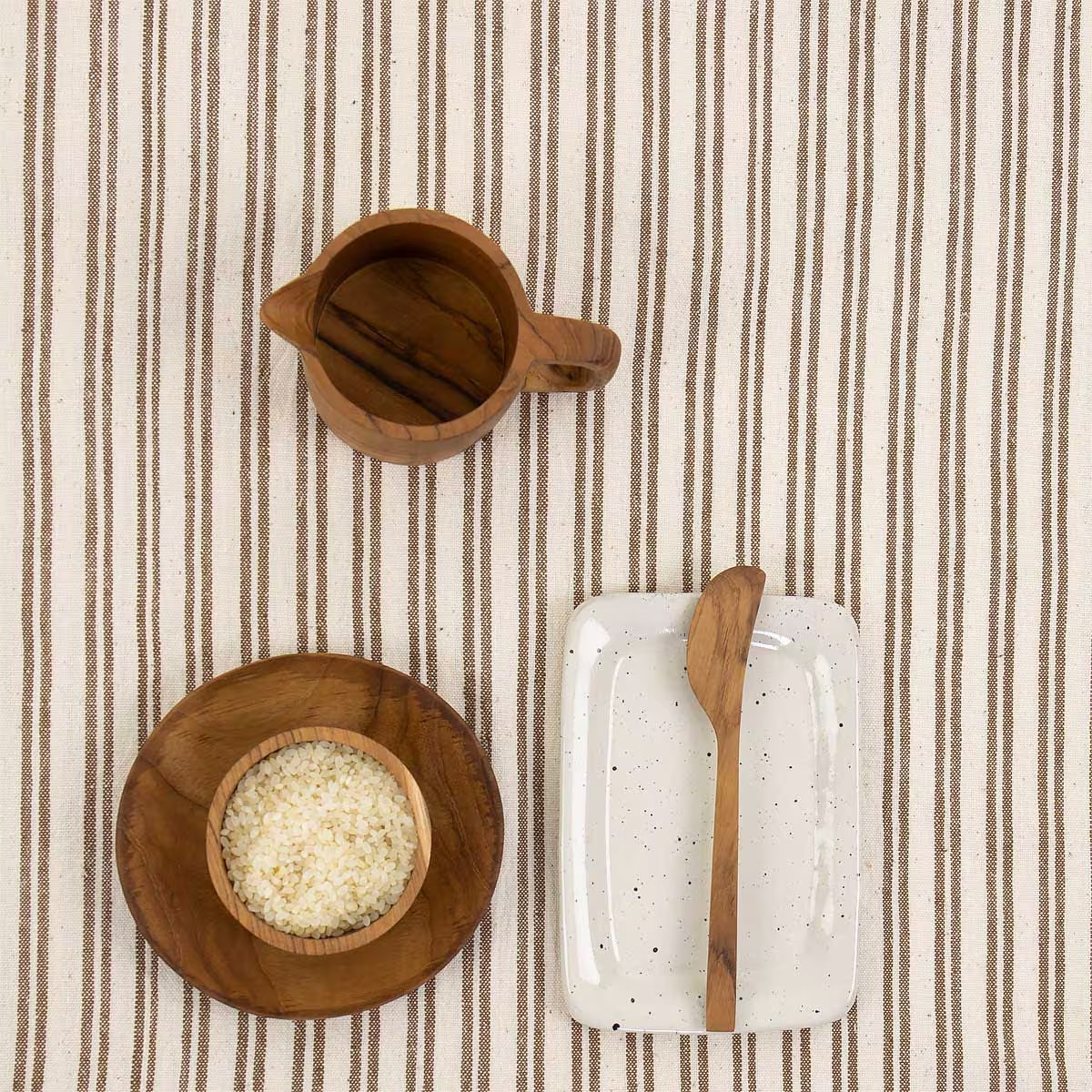 A World of Craft Round smørkniv 17 cm teak