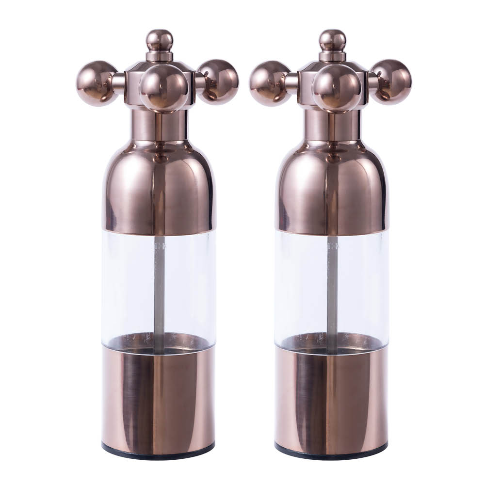 Vargen & Thor Axia salt- och pepparkvarn 18 cm 2-pack brons