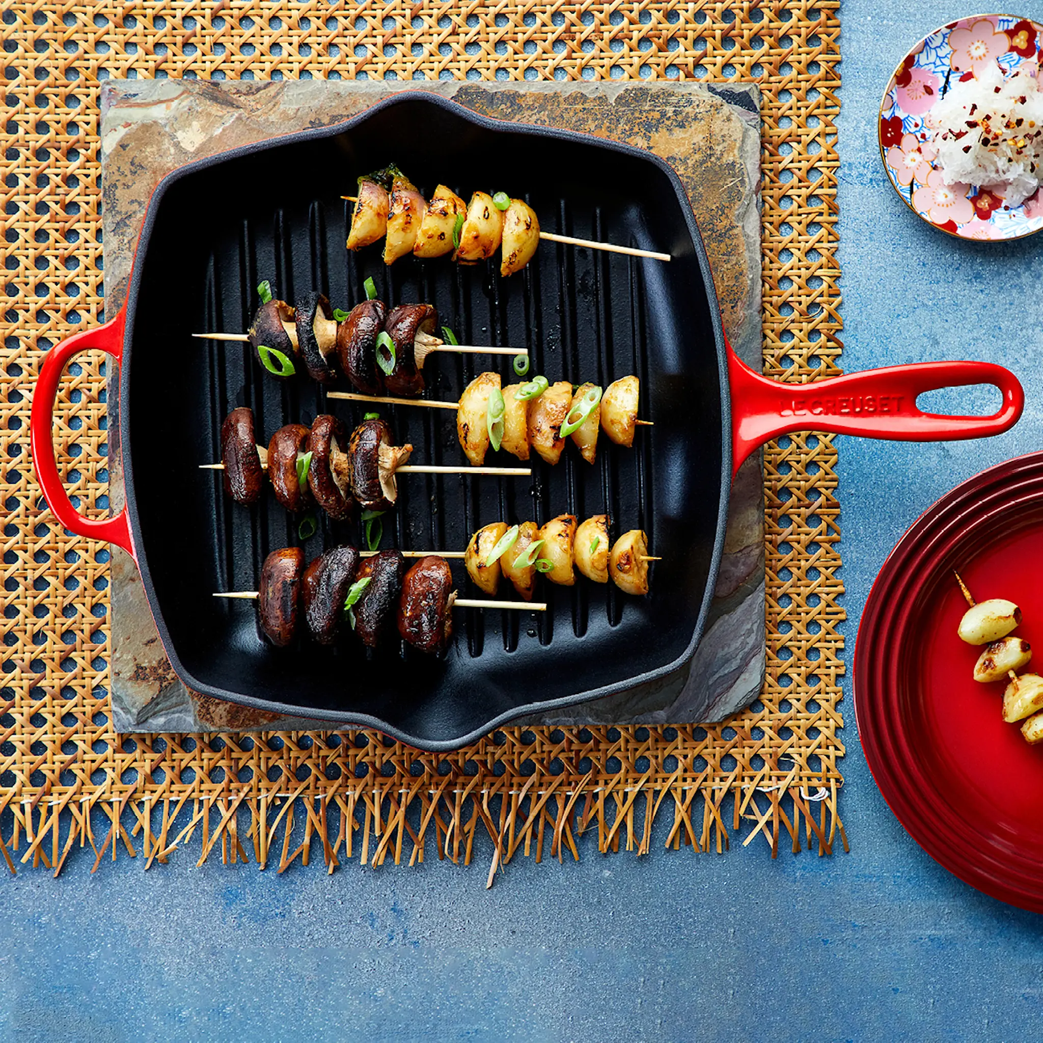 Le Creuset Signature Grillpanna Kvadratisk 26 cm Cerise