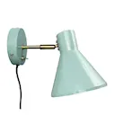 Shiny mint/antique brass