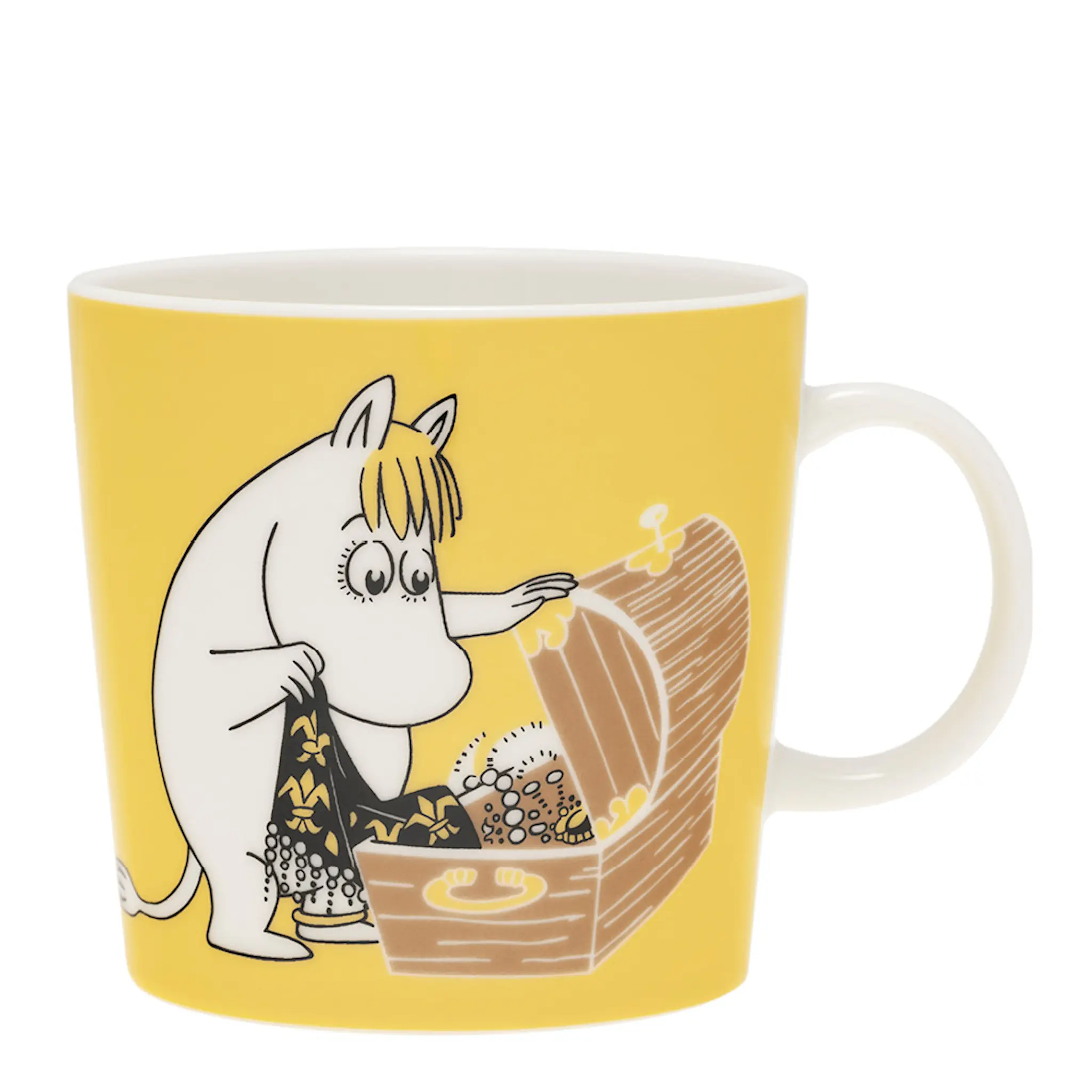 Moomin Arabia Muminmugg 40 cl Snorkfröken gul
