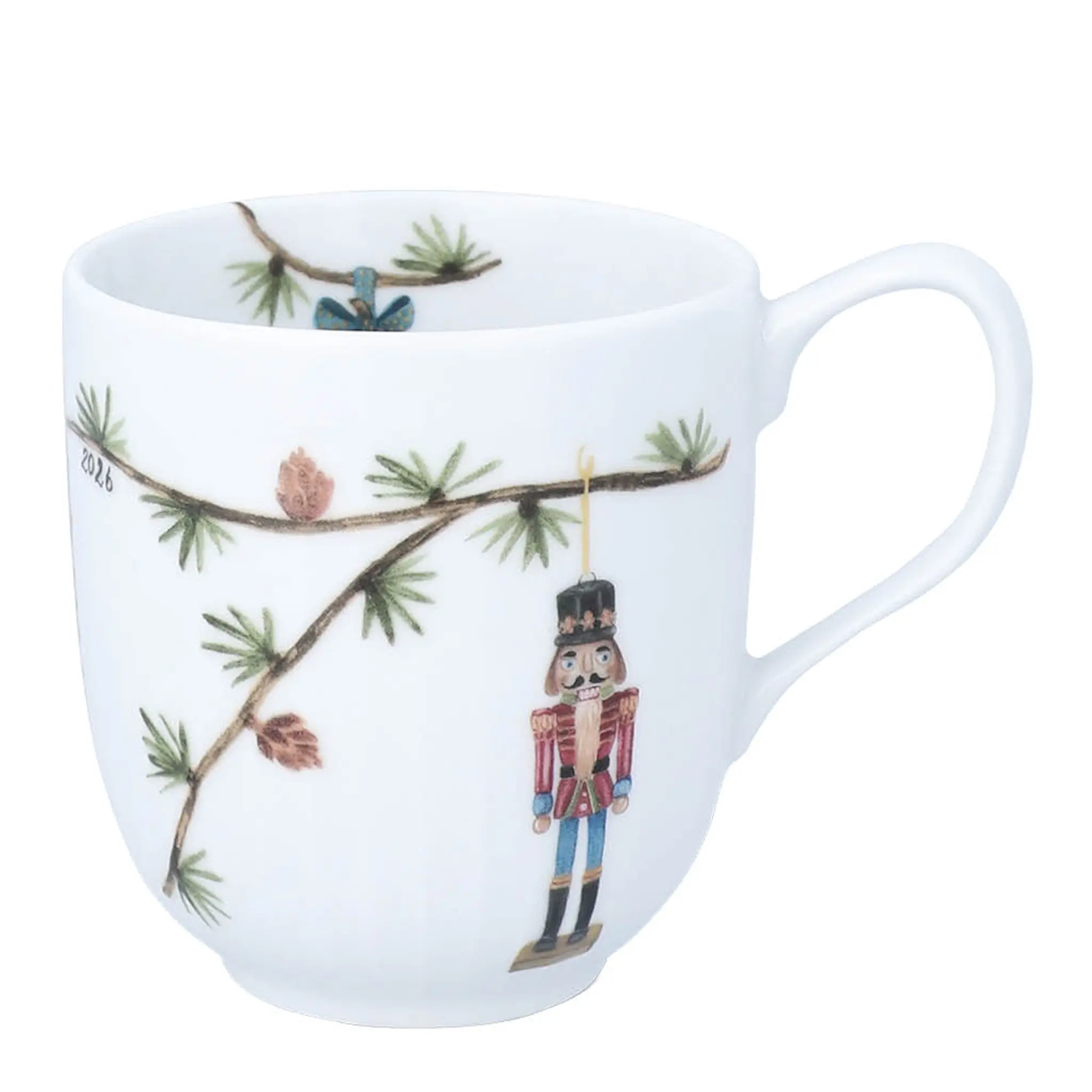 Kähler Hammershøi Christmas muki 2026 33 cl valkoinen