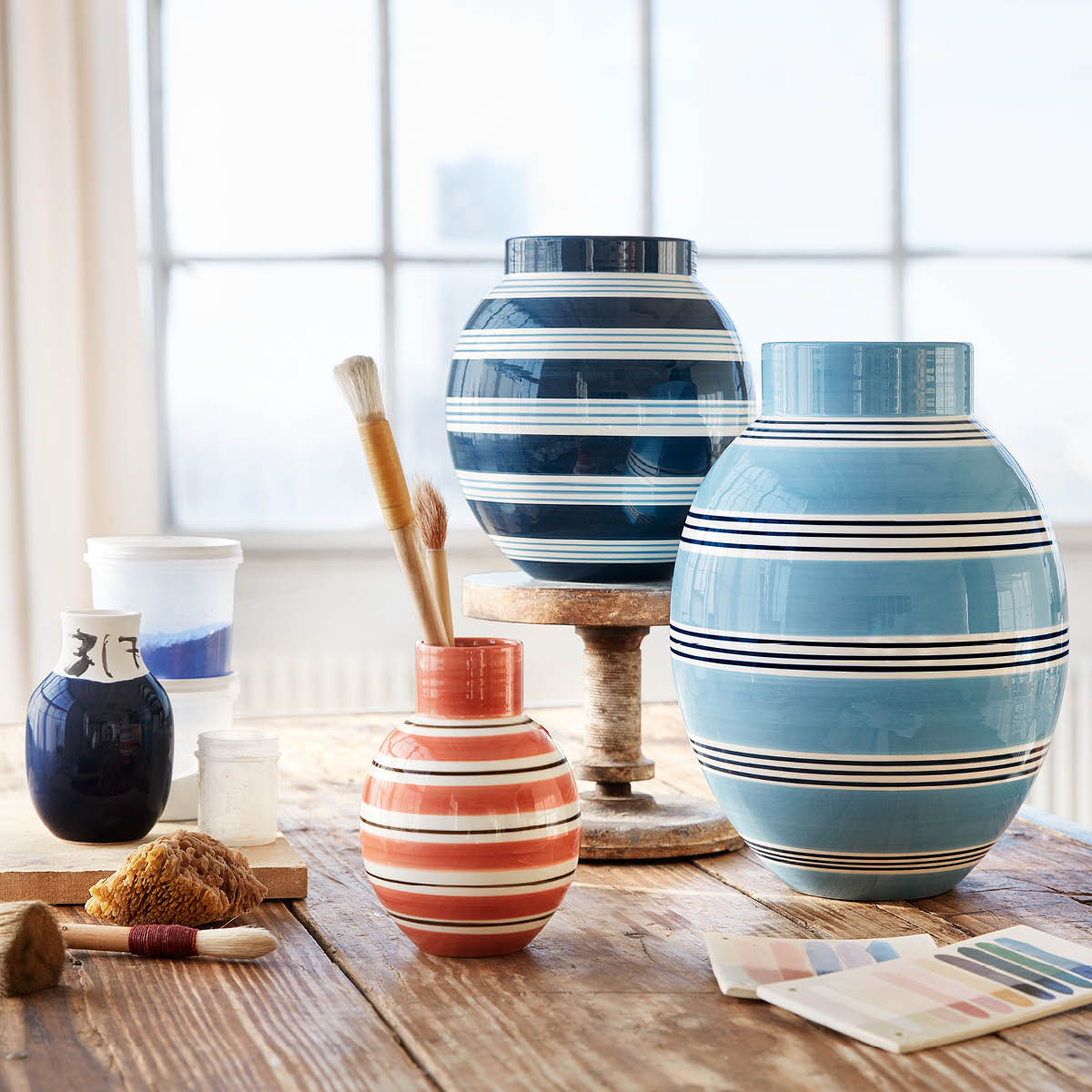 Kähler Omaggio Nuovo Vas 14,5 cm Terracotta