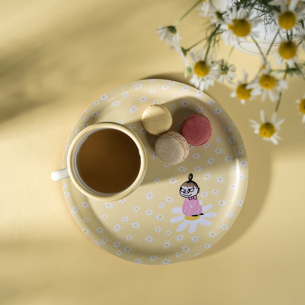 Muurla Muumi Tarjotin kukat 25 cm Keltainen