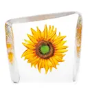Floral Fantasy Solros Skulptur 9 cm Gul