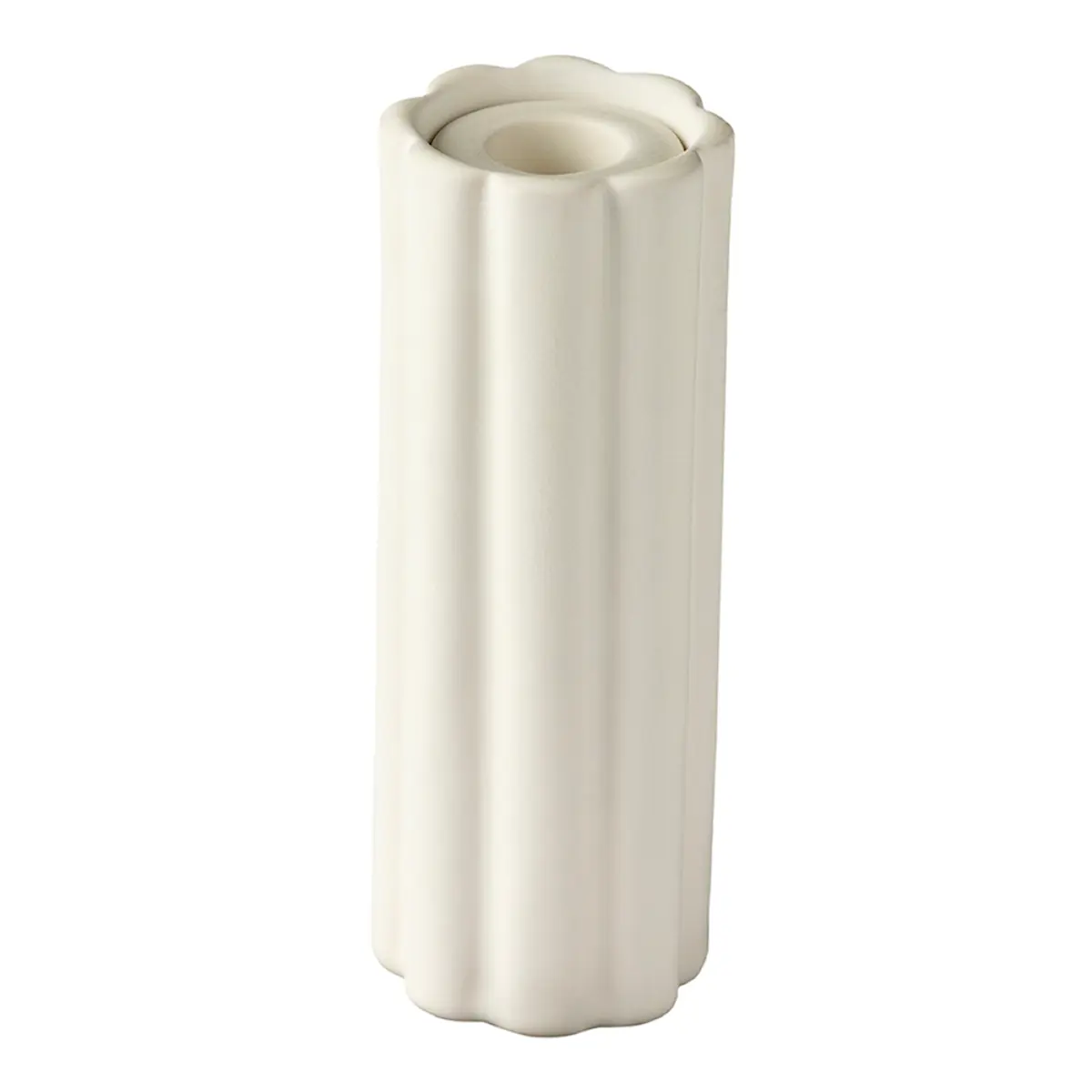 PotteryJo Birgit Vas/Ljusstake 17 cm Shell