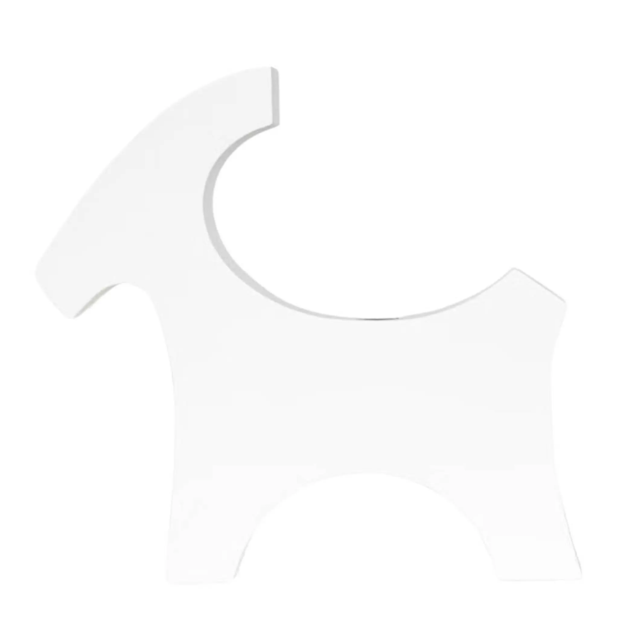 Rotor Design Ljusstake träbock 25x23 cm lackad vit