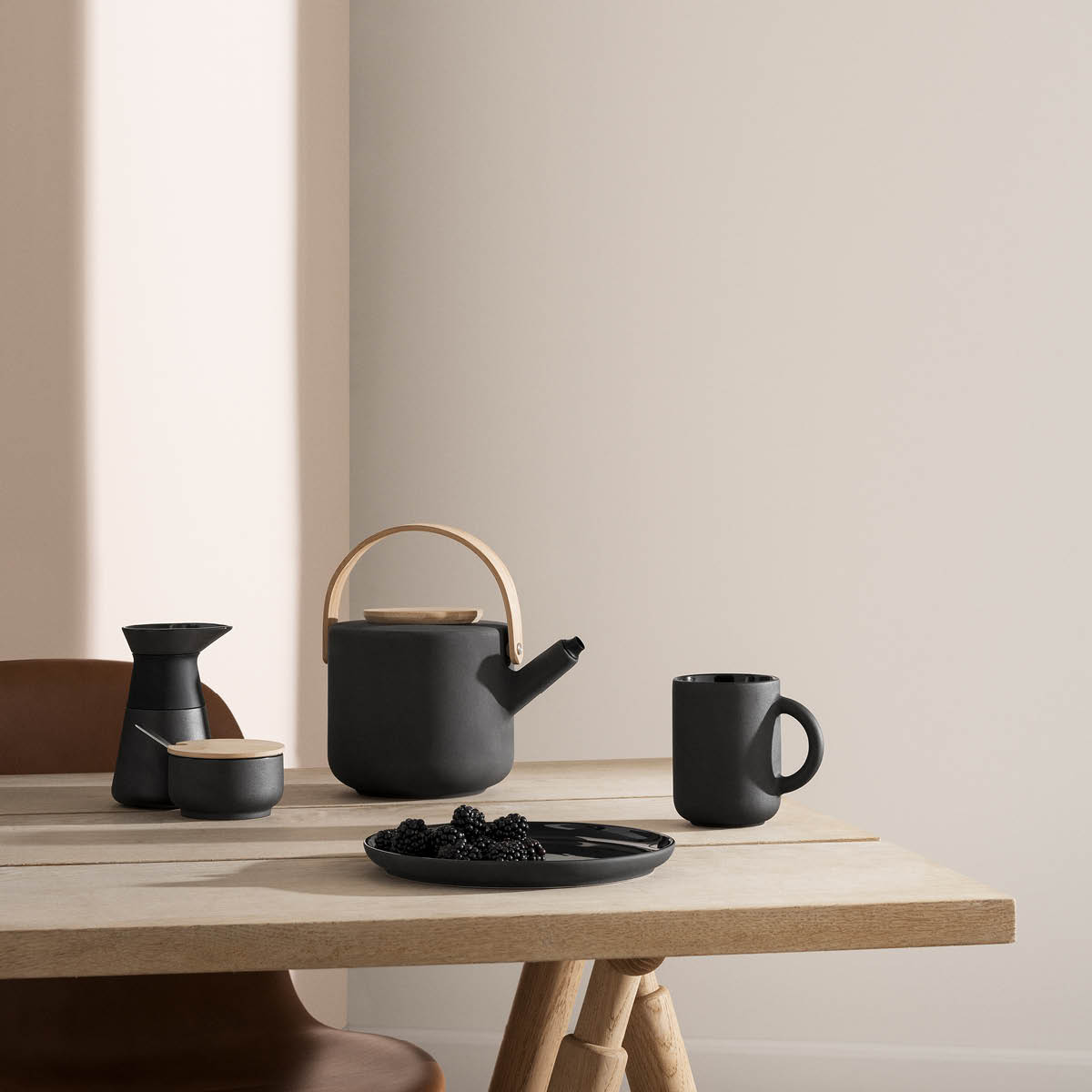 Stelton Theo tekanne 1,25L svart