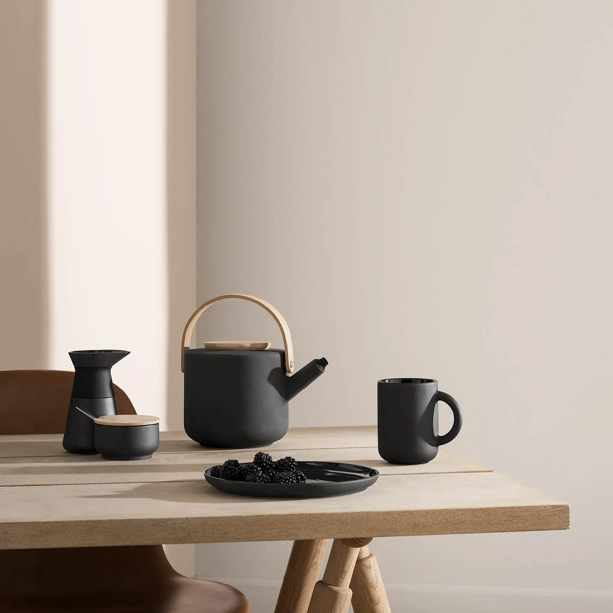 Stelton Theo Tekanna 1,25L Svart