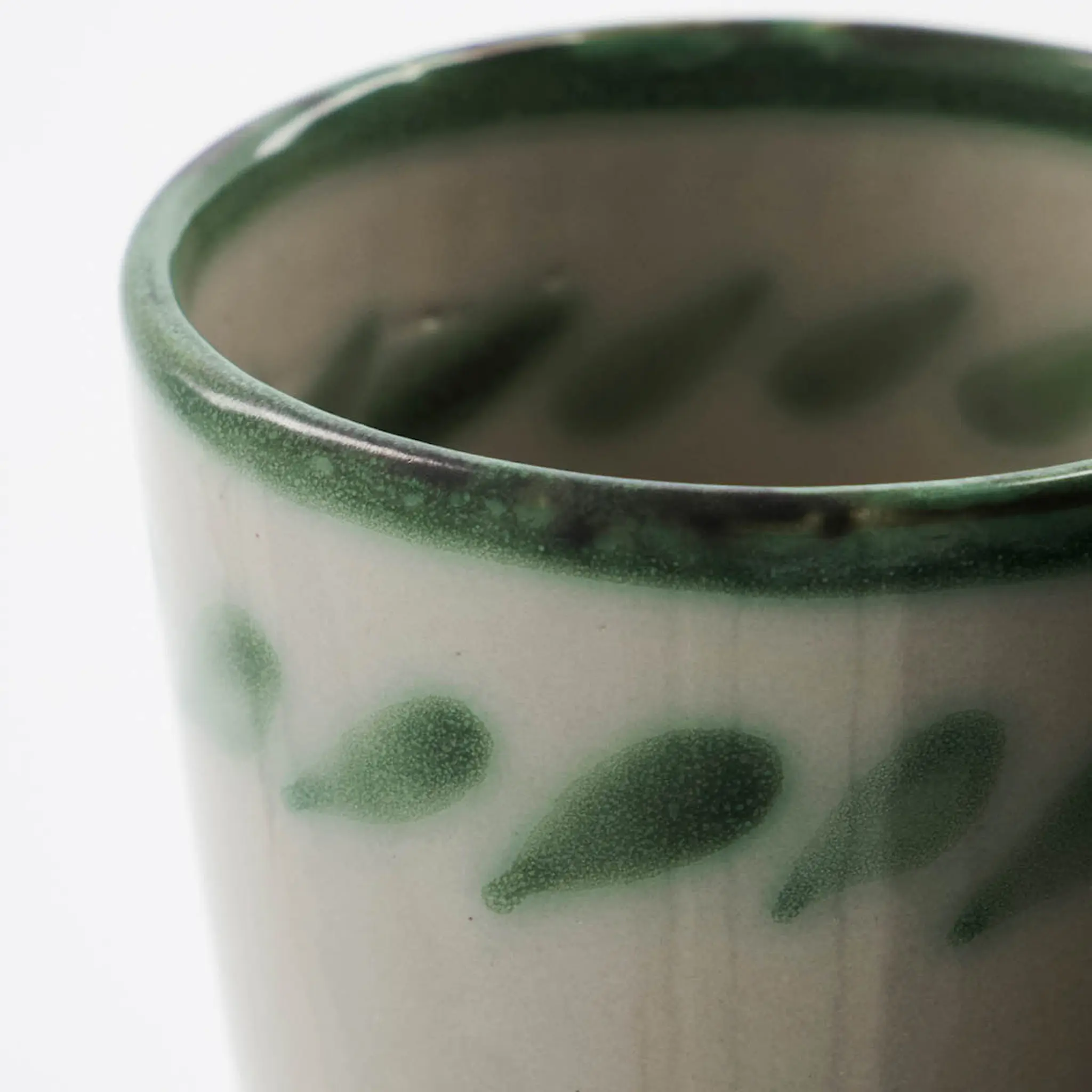 House Doctor Diva krus 25 cl 2 stk off-white/grønn