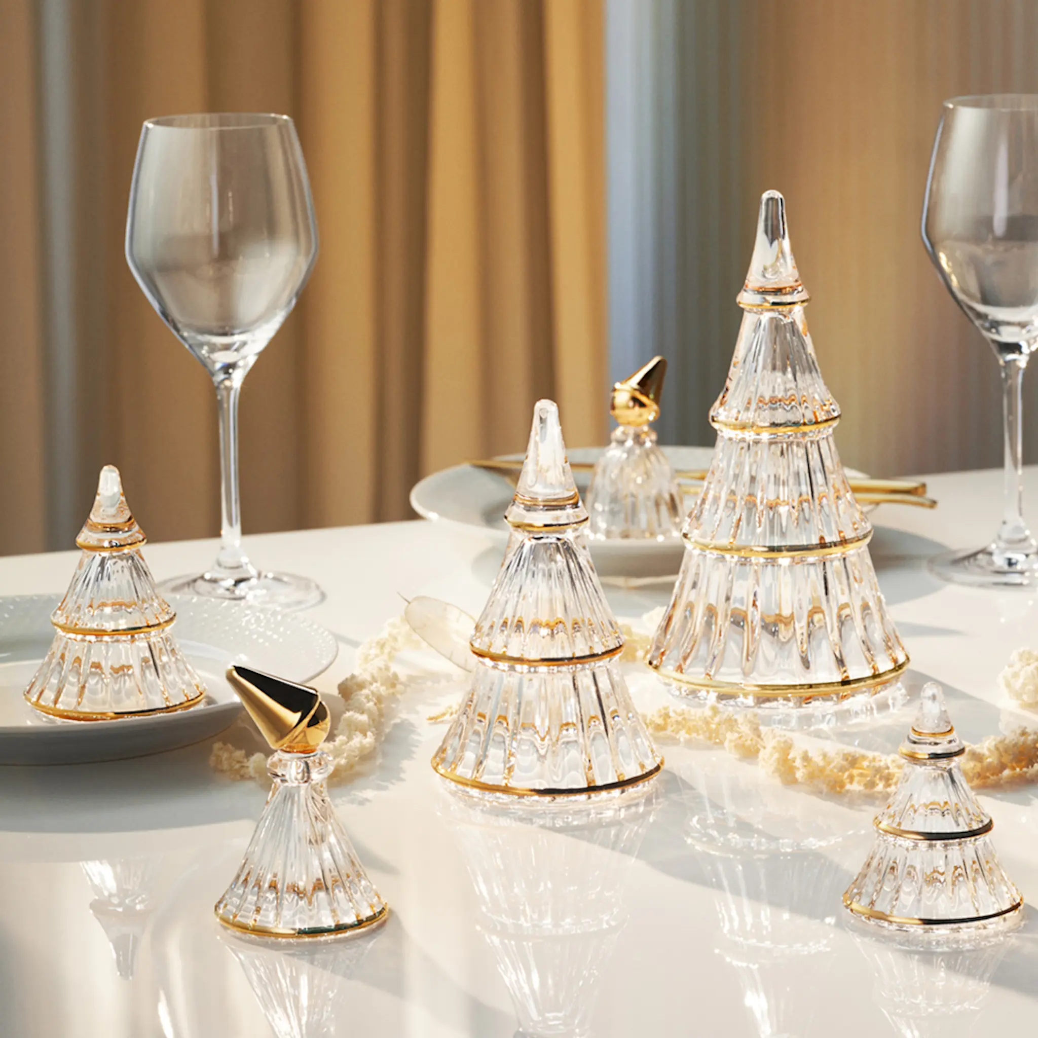 Holmegaard Fairytales juletre 9,5 cm