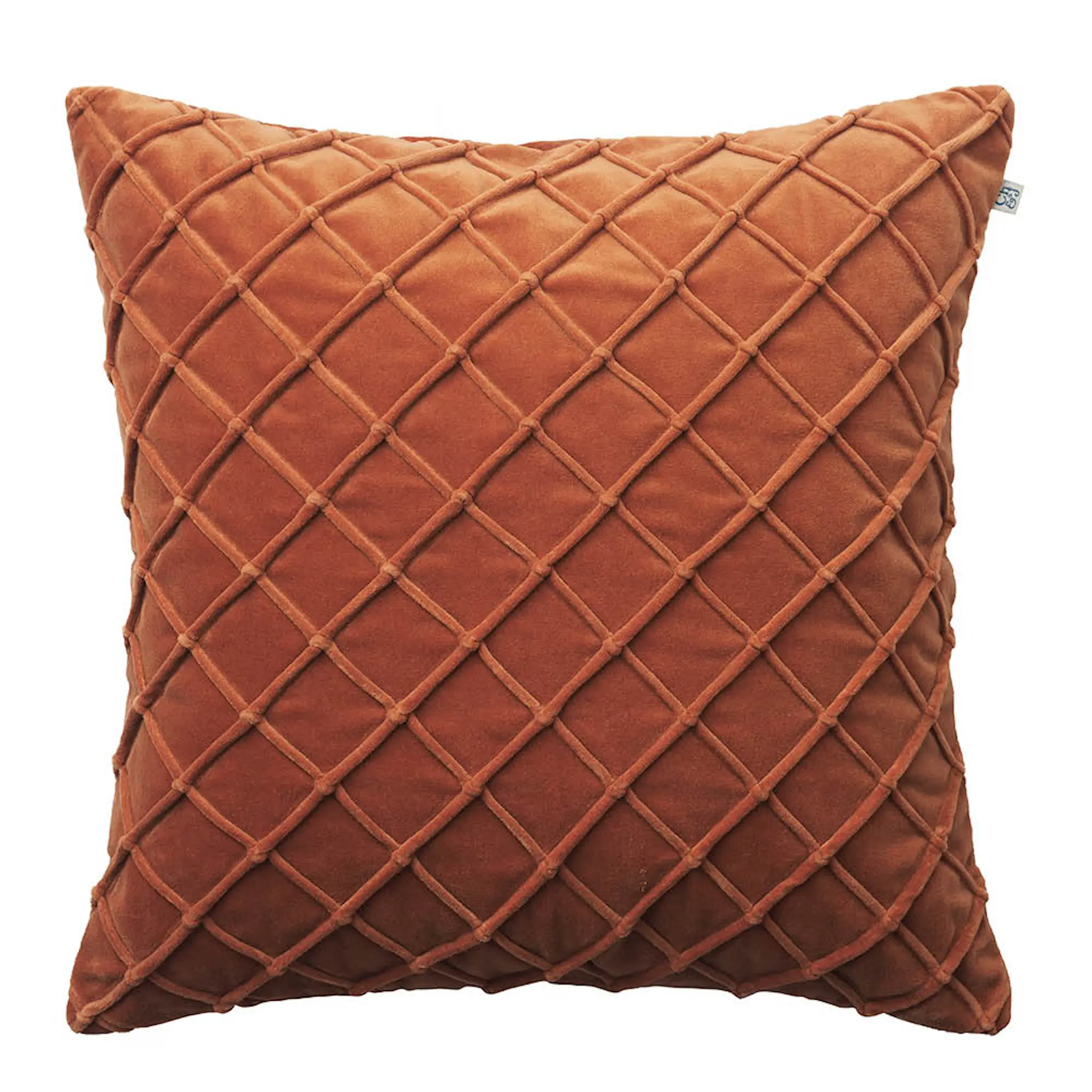 Chhatwal & Jonsson Deva kuddfodral sammet 50x50 cm Terracotta