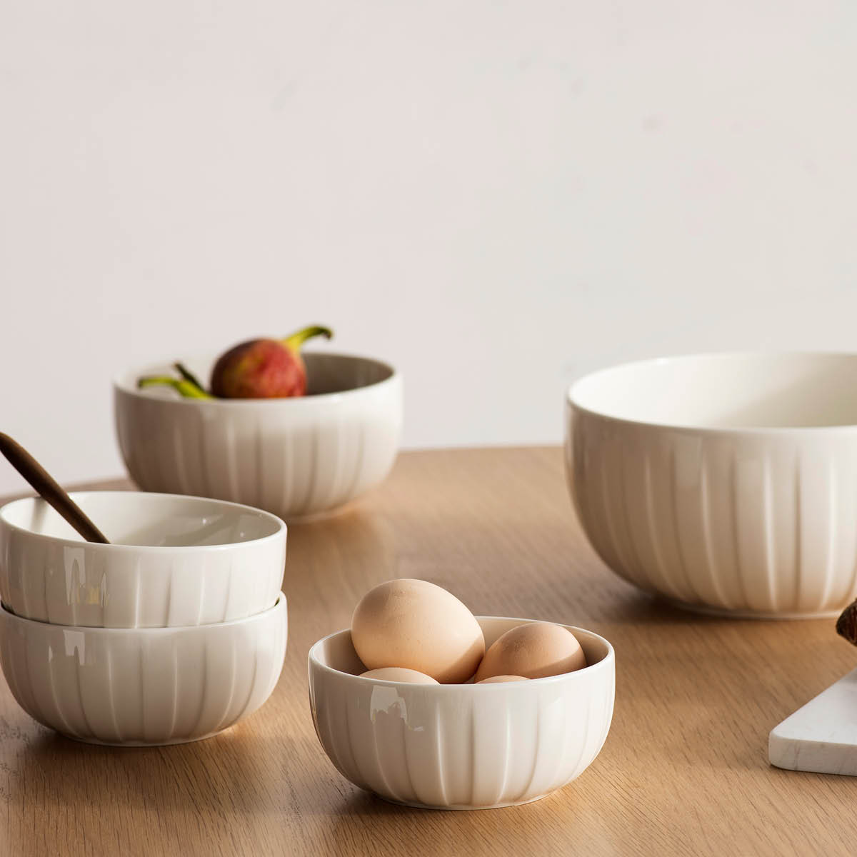 Stiernholm Senja skål 20 cm hvit