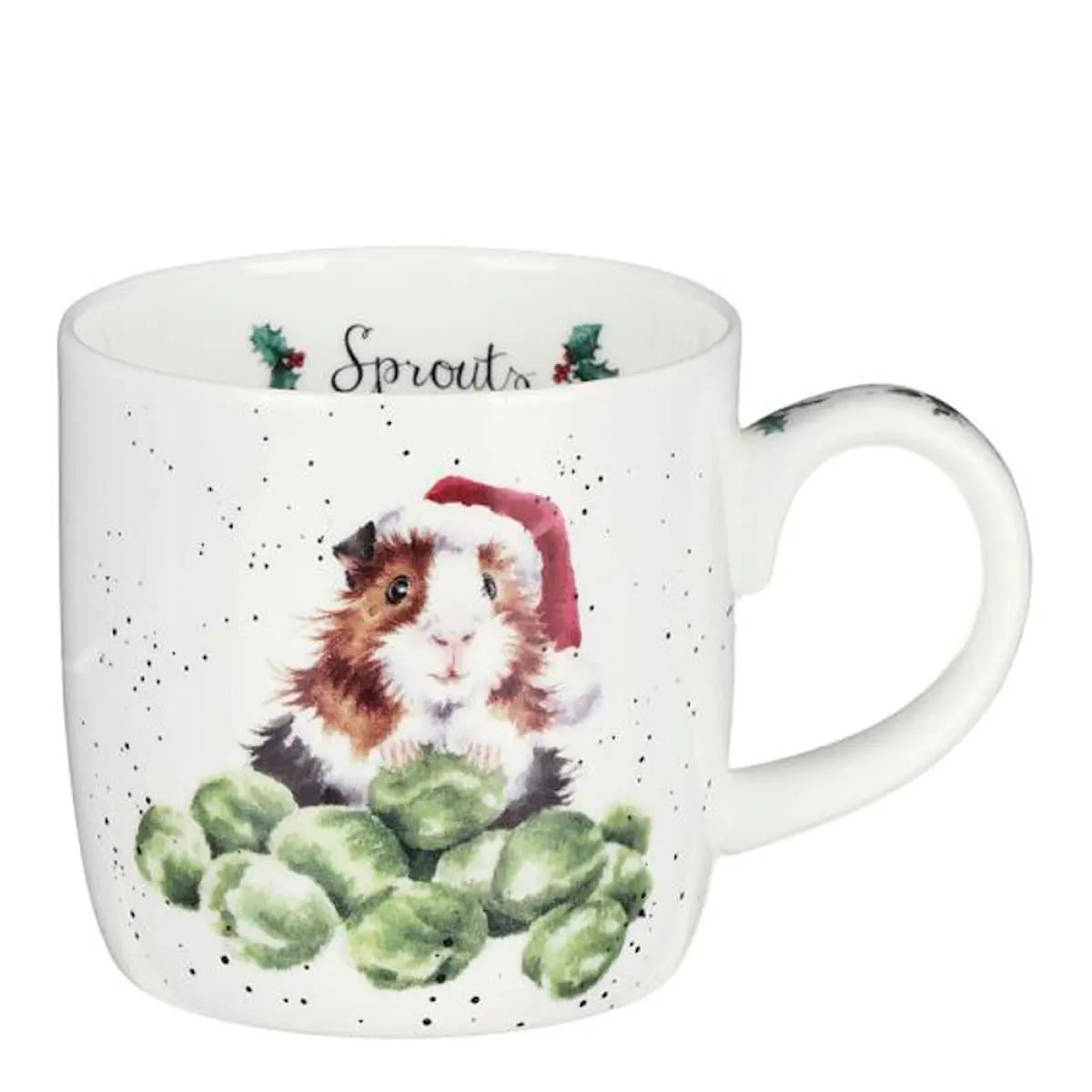 Wrendale Design Mugg 31 cl Christmas Sprouts