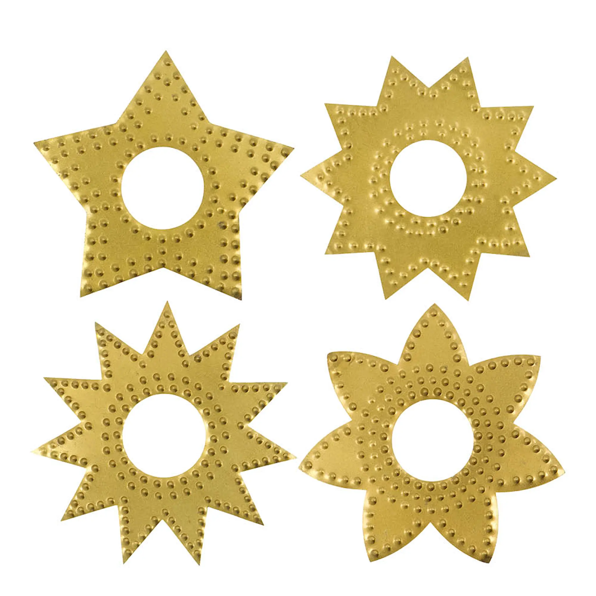 House Doctor Ring stearinljusringar 4-pack antik mässing