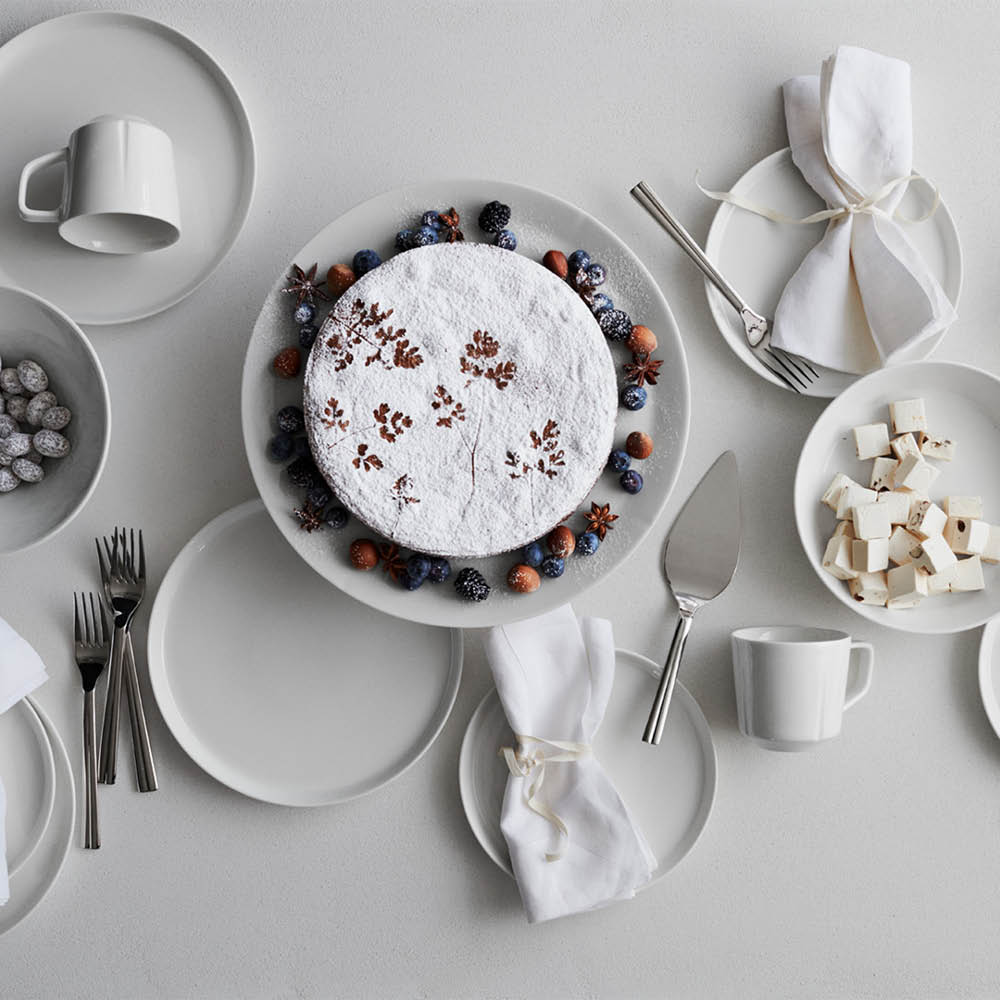 Rosendahl Grand Cru Essentials tallerken 25 cm 4 stk hvit