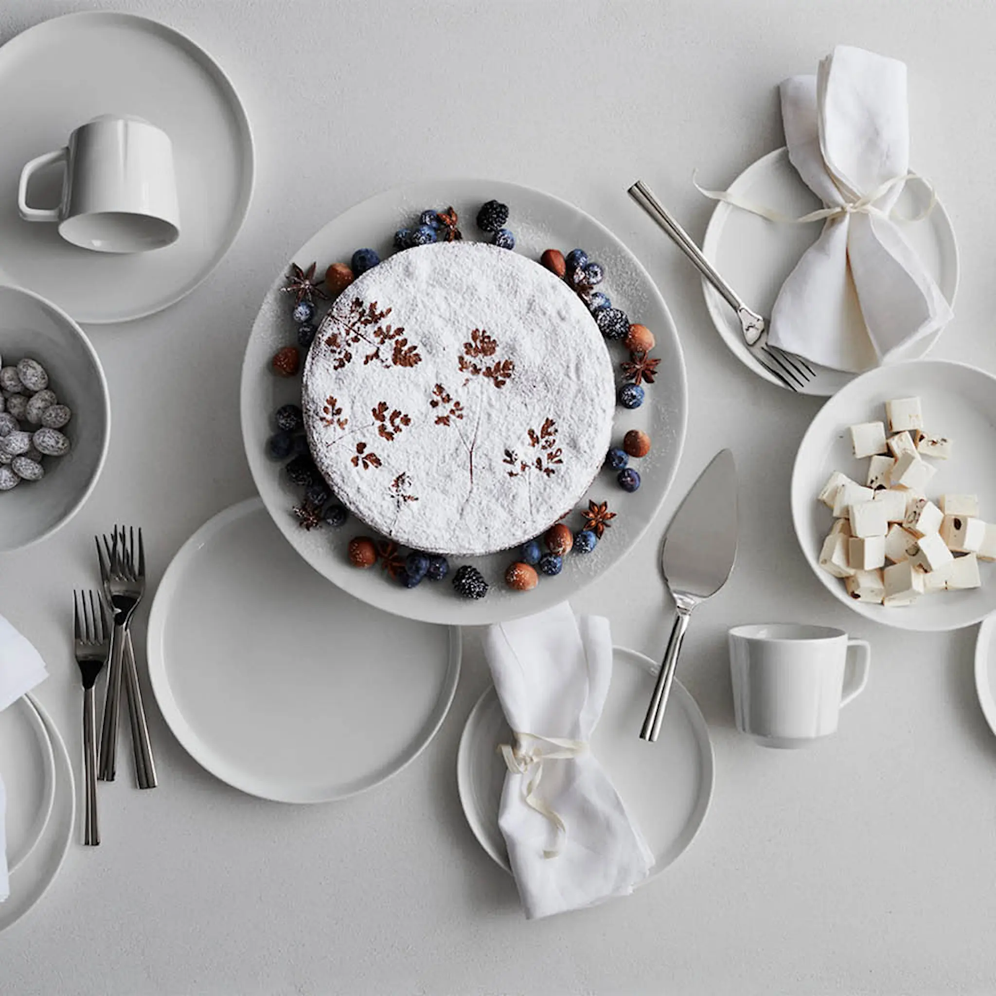 Rosendahl Grand Cru Essentials Lautanen 25 cm 4 kpl Valkoinen