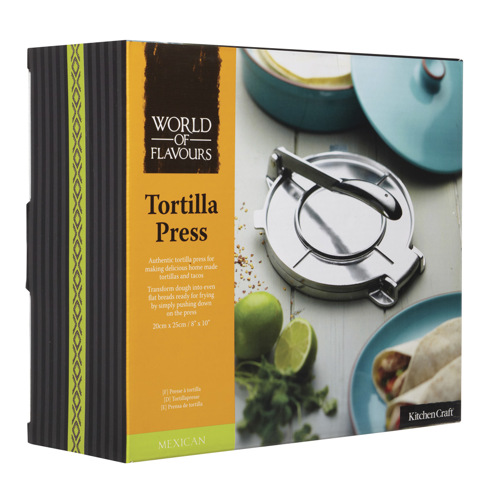 MasterClass World of flavours tortillapresse Grå