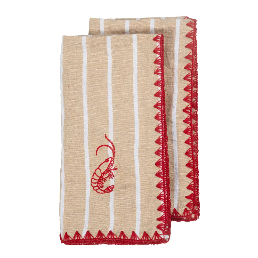 Bubba kjøkkenhåndkle 2 stk beige