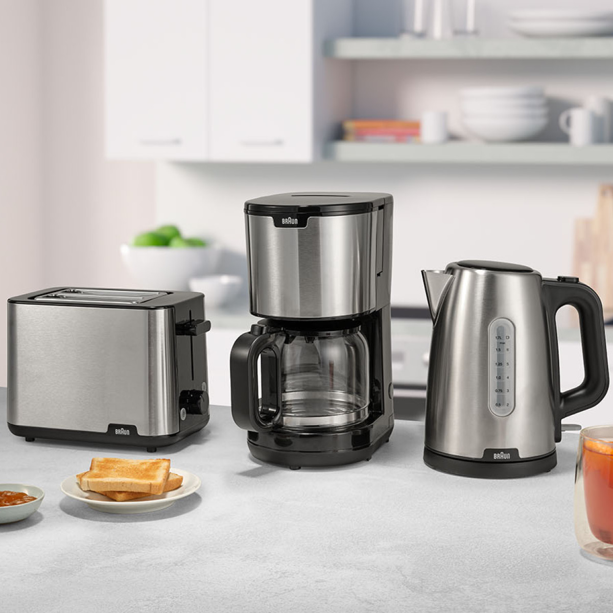 Braun Purshine Vedenkeitin 1,7 L WK1500.BK Musta