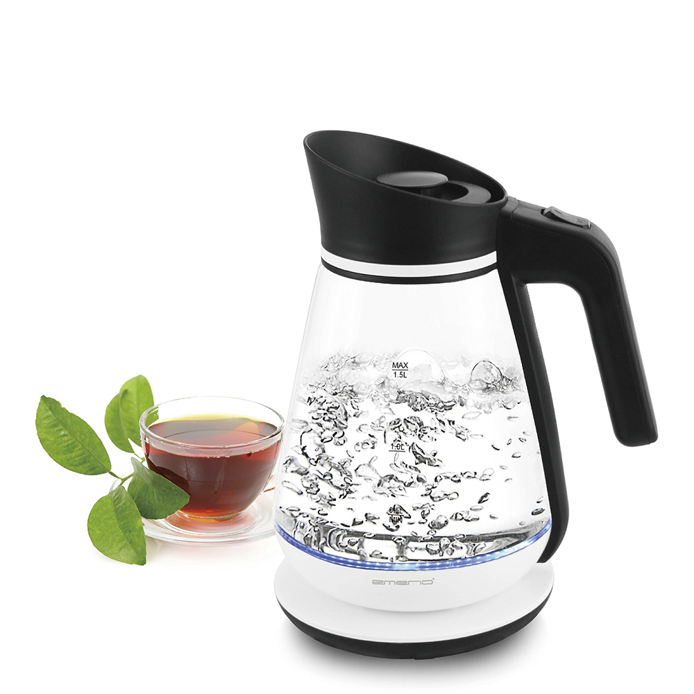 EMERIO Emerio Vedenkeitin 1,5 L Lasi