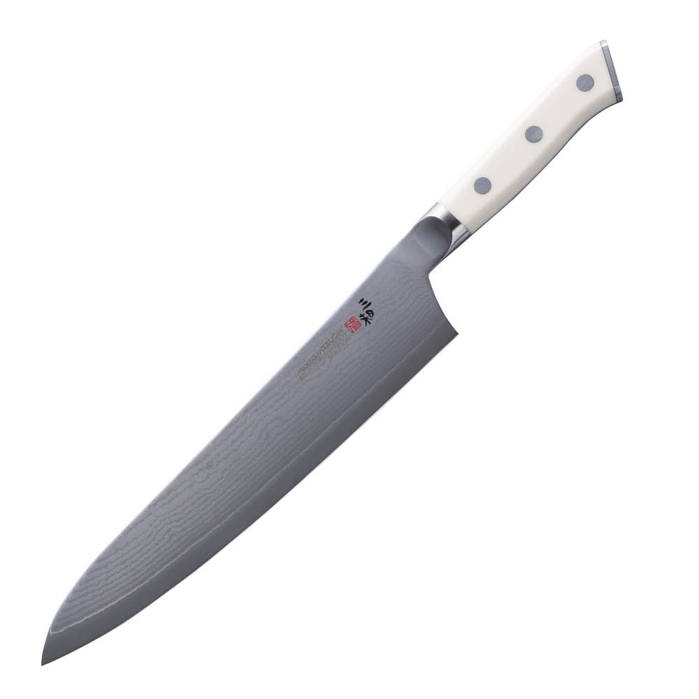 Zanmai - Classic Damaskus Gyuto Veitsi 24 cm Valkoinen