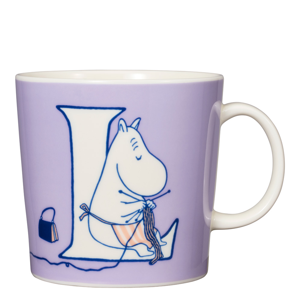 Moomin Arabia Muminmugg L ABC 40 cl lila